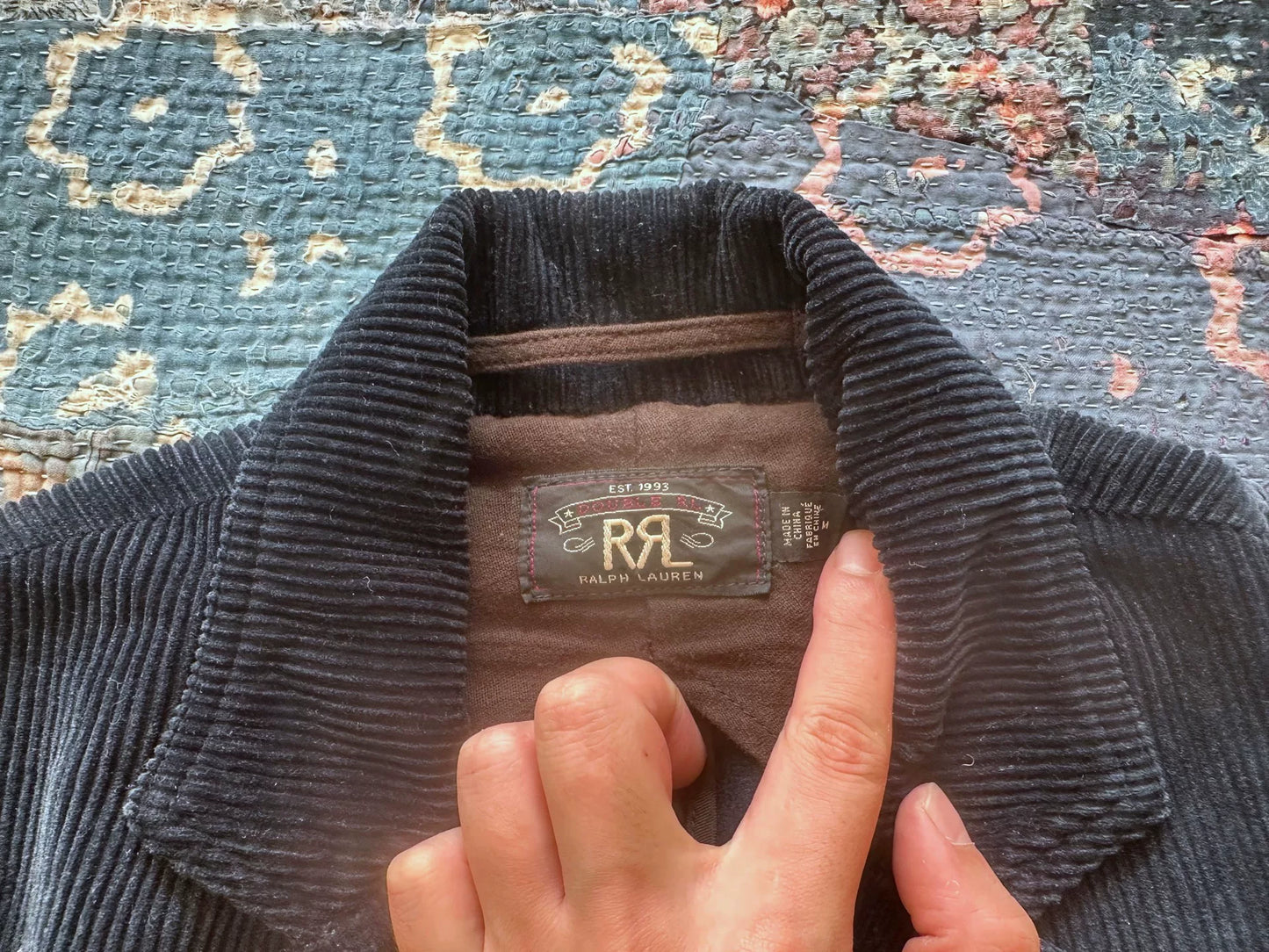 RRL Corduroy Indigo Dye Blazer