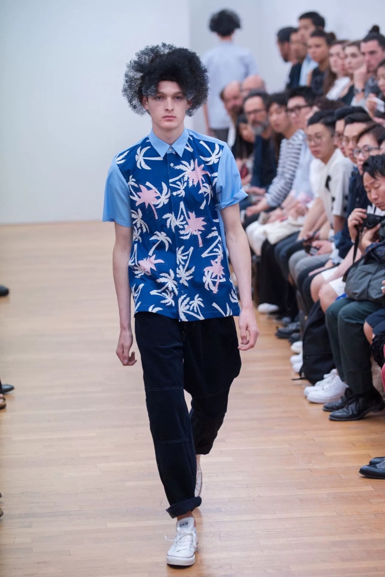 Comme des Garçons Shirt with Palm Print