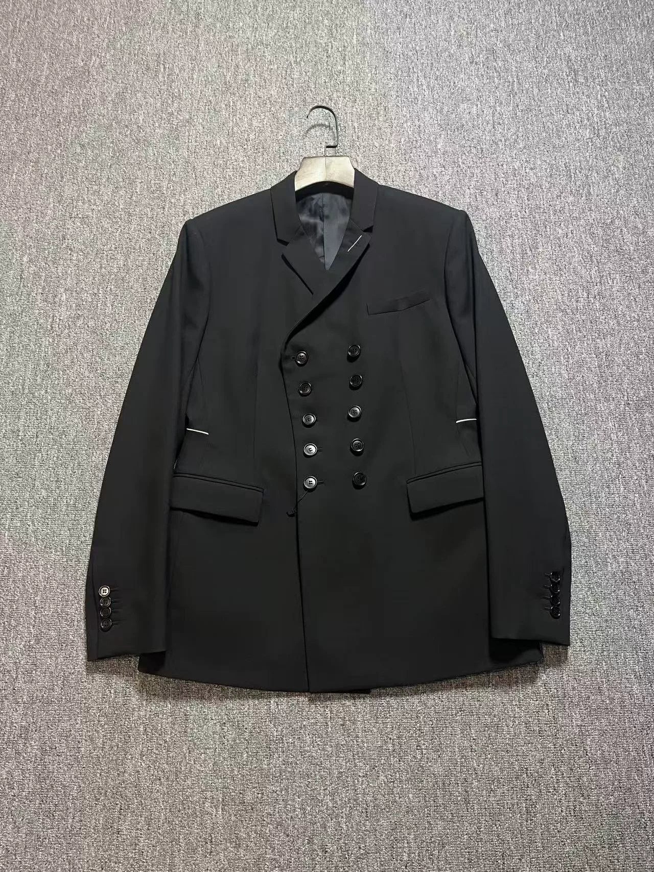 Dior Black Double-Breasted Suit Jacket