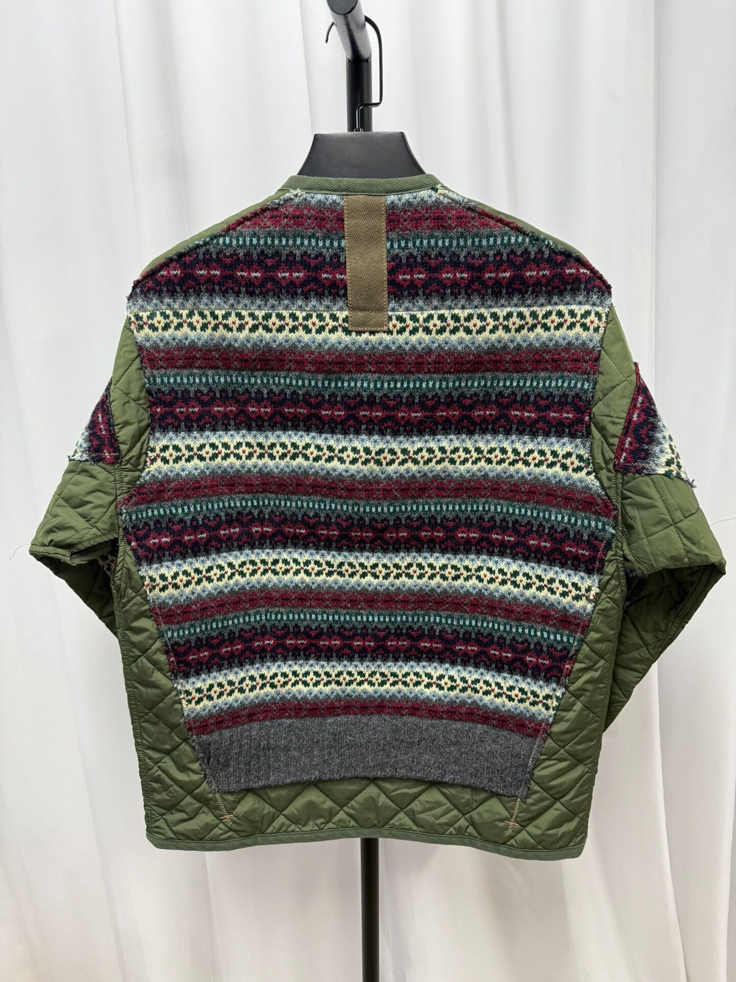 junya watanabe striped cotton jacket