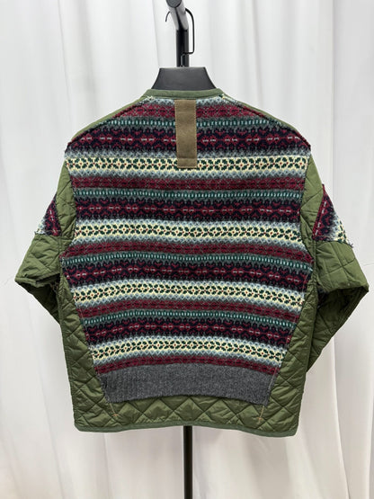 junya watanabe striped cotton jacket