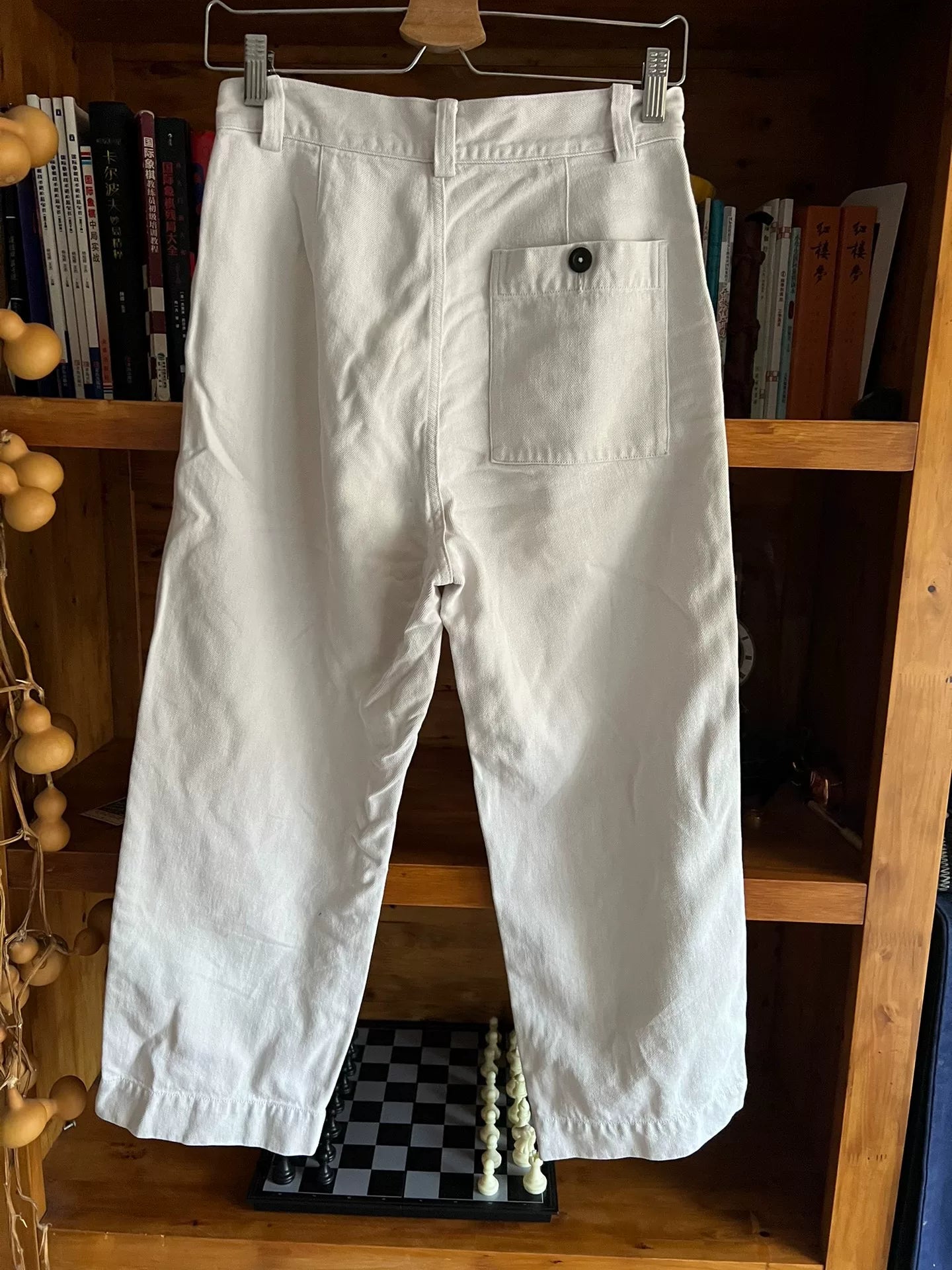 vintage washed grey work pants