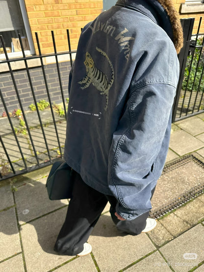 visvim purser deck jacket with wool collar