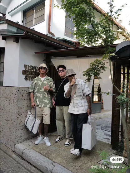 visvim caban short sleeve shirt kasuri