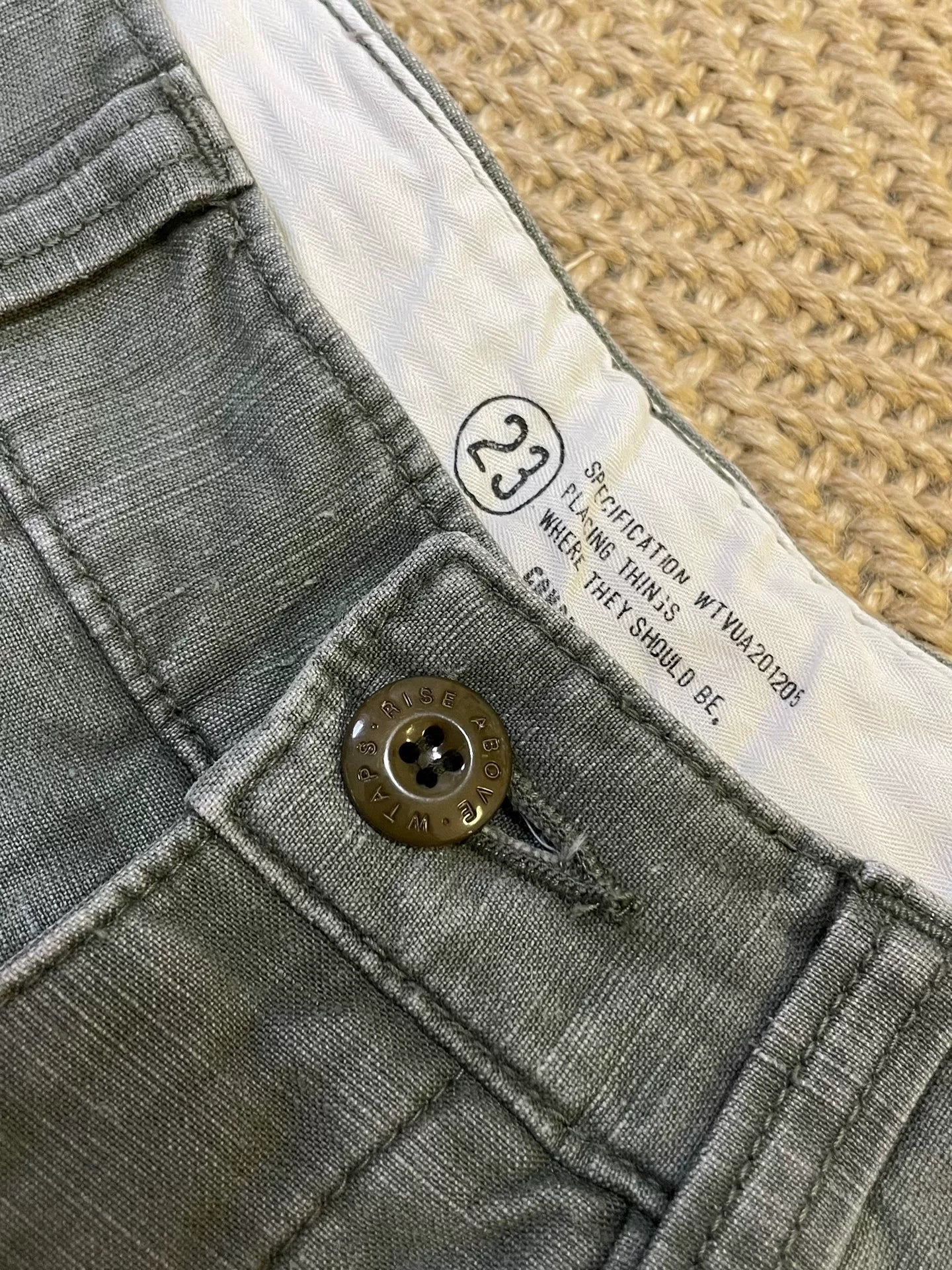 WTAPS 2009 1ST BUDS Washed Shorts