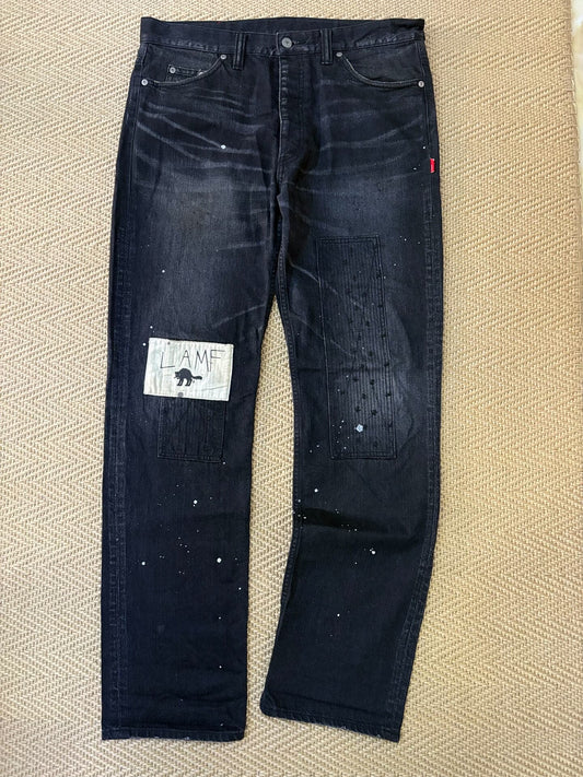 Wtaps Lamf 09ss Black Spider Denim Pants