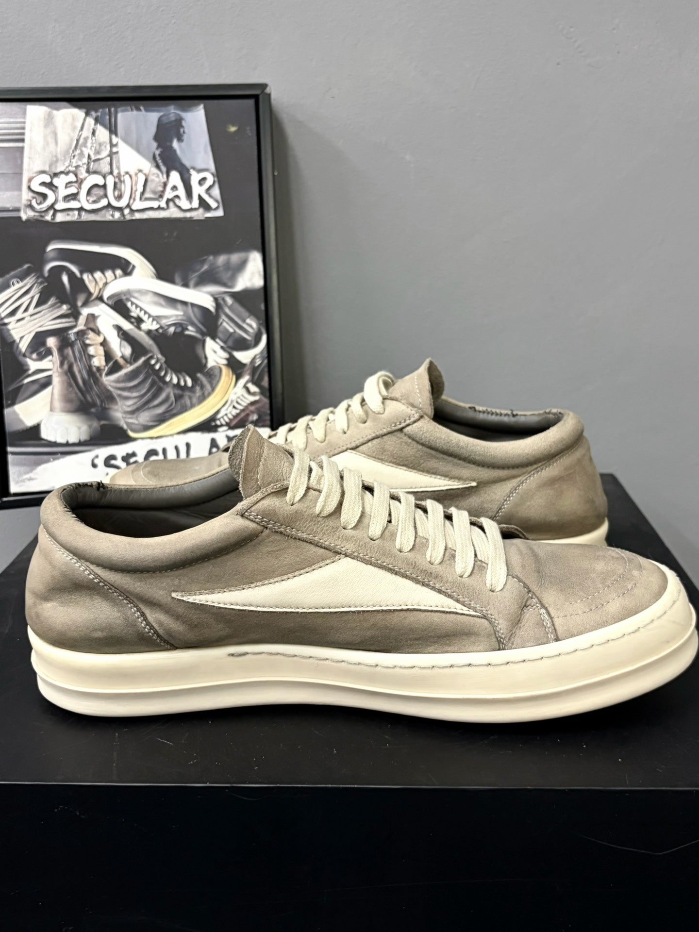 Rick Owens 24SS Brown Low-Top Sneakers