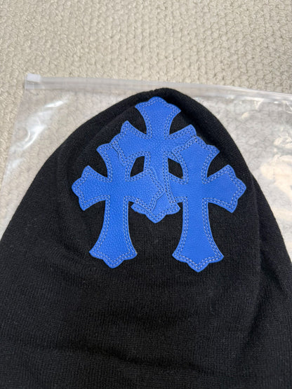 Chrome Hearts Blue Cross Cashmere Beanie