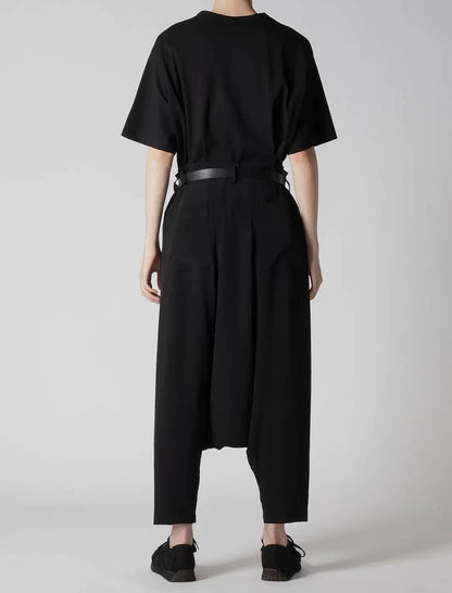 Yohji Yamamoto 25SS Triacetate Drop-Crotch Pants
