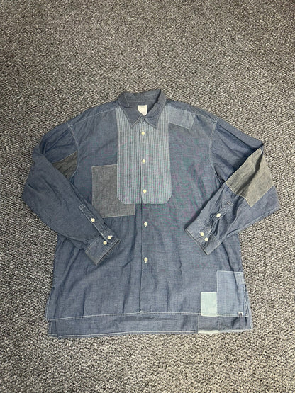 visvim Denim Patchwork Shirt