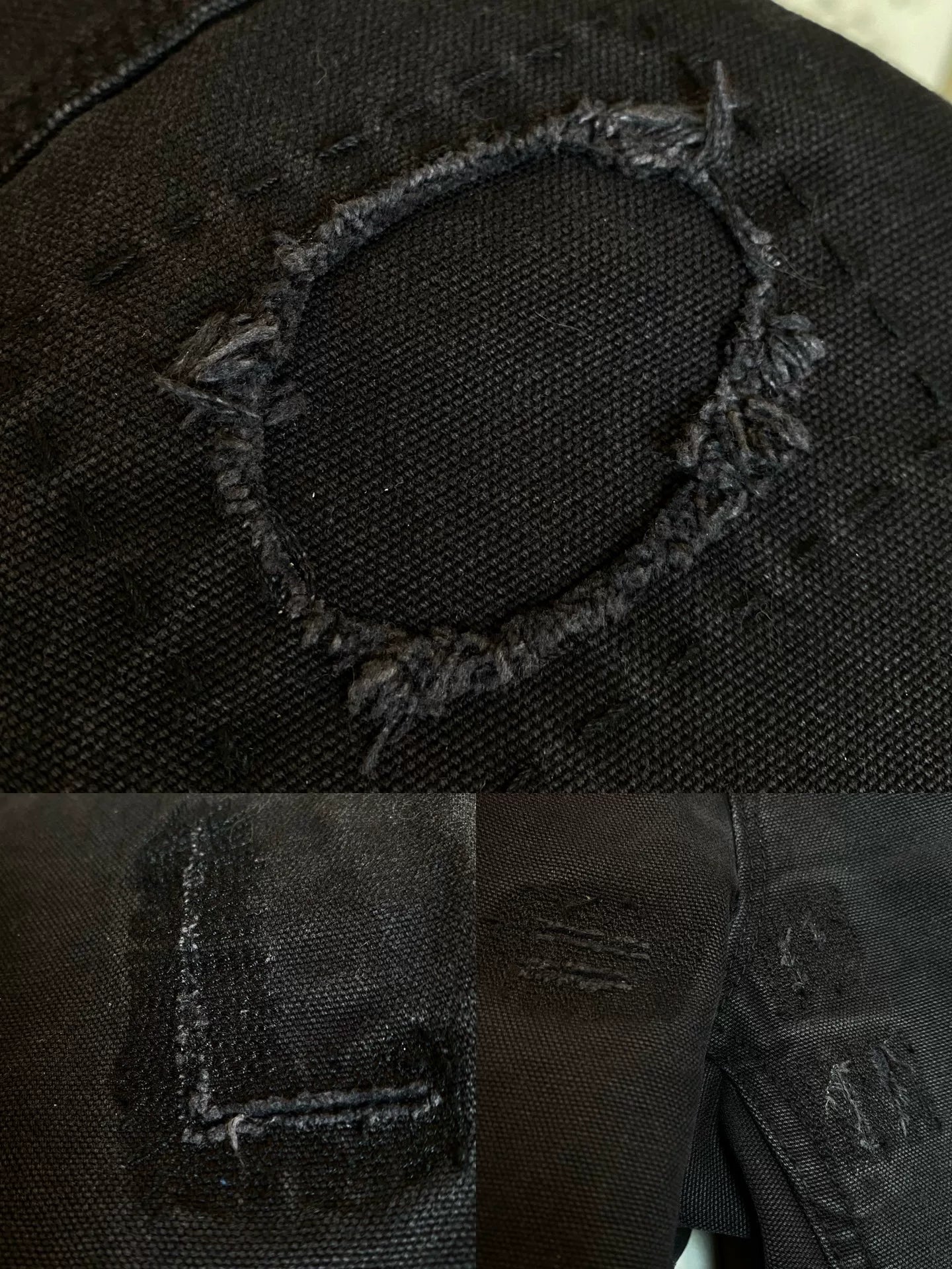 vintage rl heavy canvas cargo pants