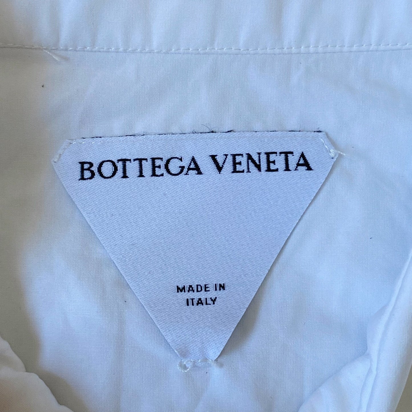 Bottega Veneta White Woven Shirt Jacket