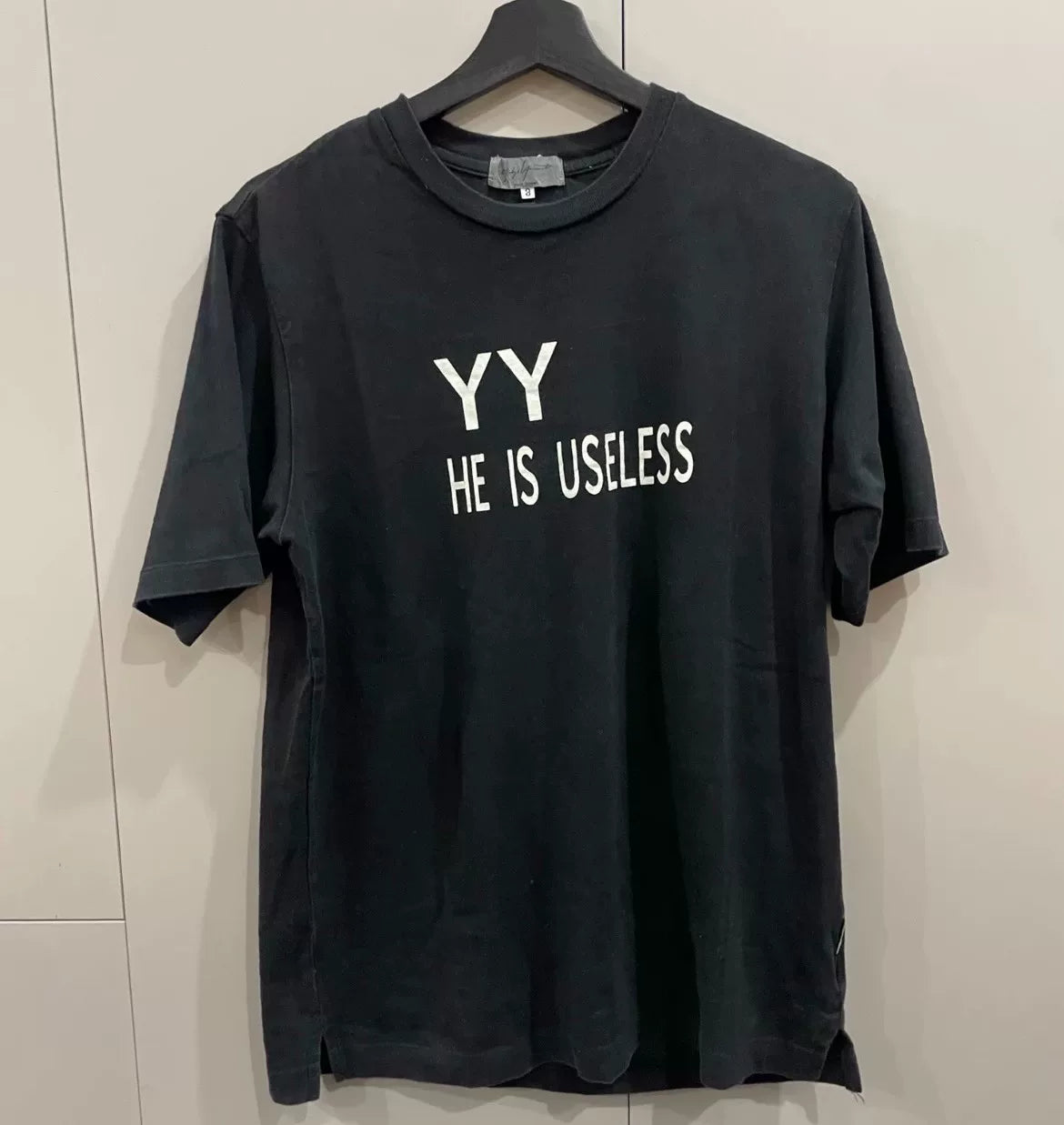 Yohji Yamamoto 07SS Slogan Short Sleeve