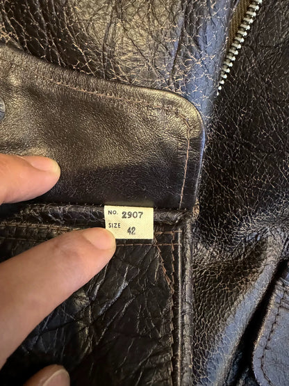 real mccoy rrl vintage leather jacket