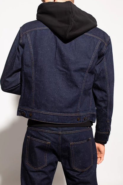 Saint Laurent Dark Blue Denim Jacket