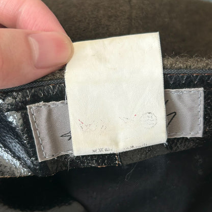 army green wool beret by Yohji Yamamoto