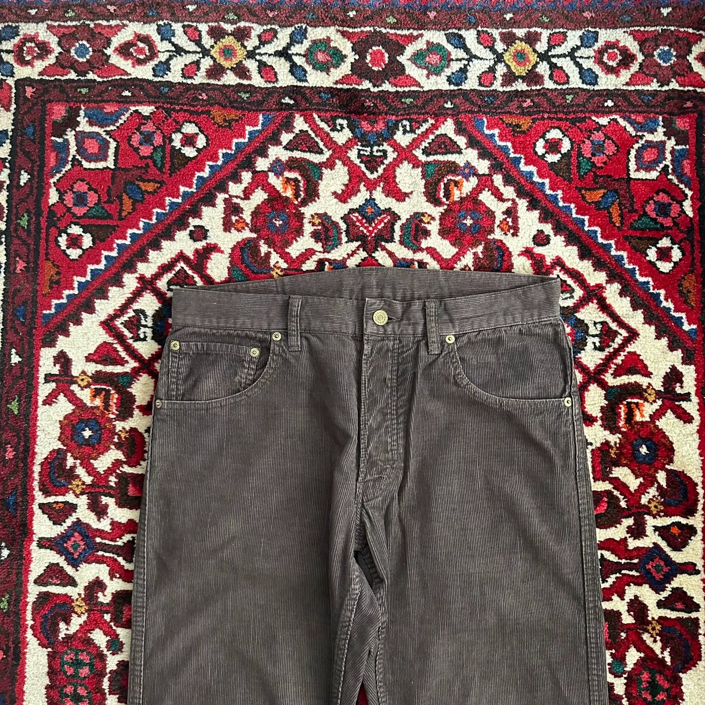 Visvim Brown Corduroy Pants Size 1