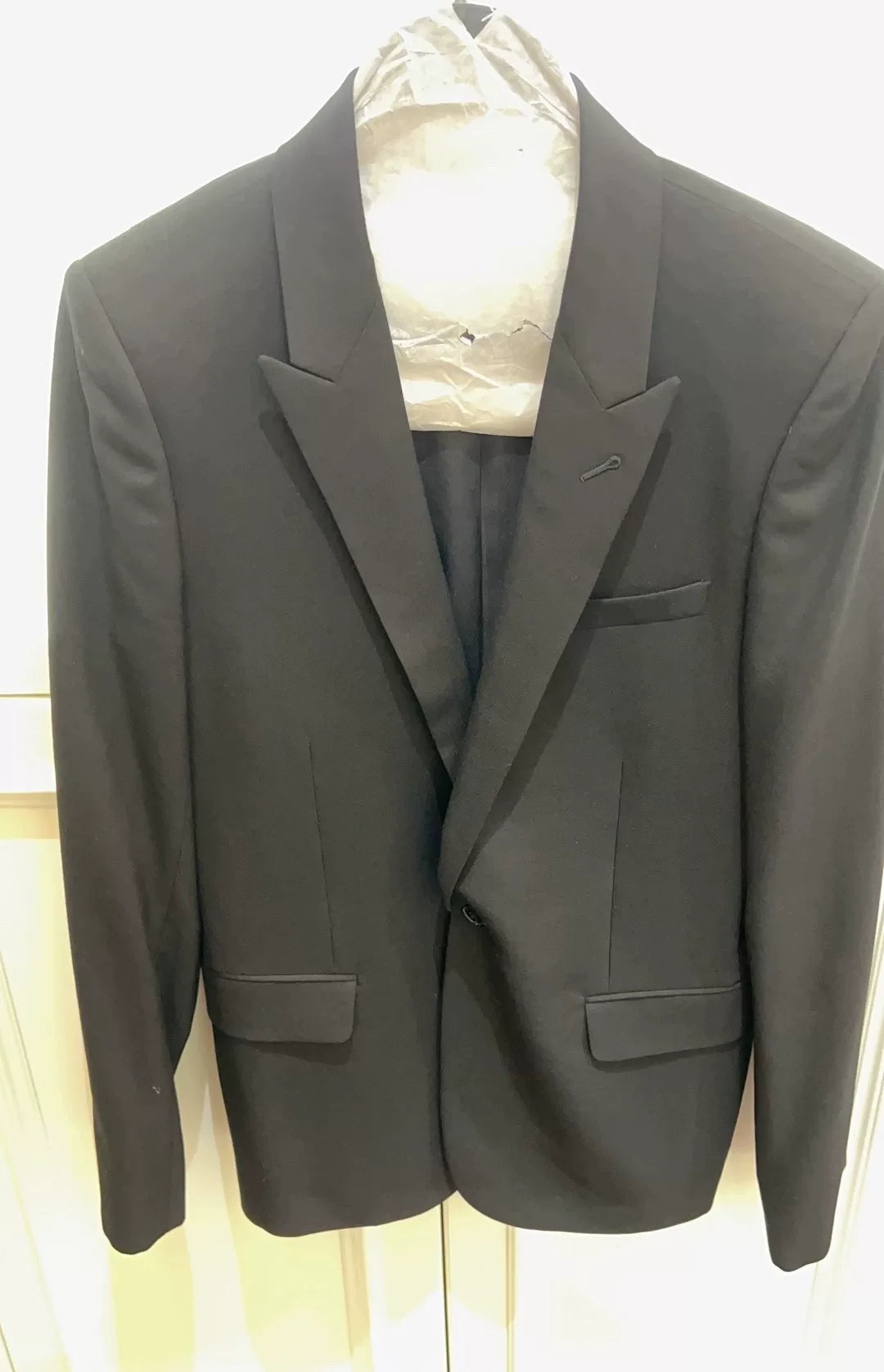 Saint Laurent Black Smoking Suit Jacket