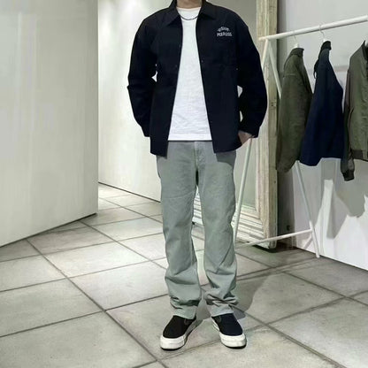 VISVIM 23SS FLUXUS DMGD DRY PIQUE