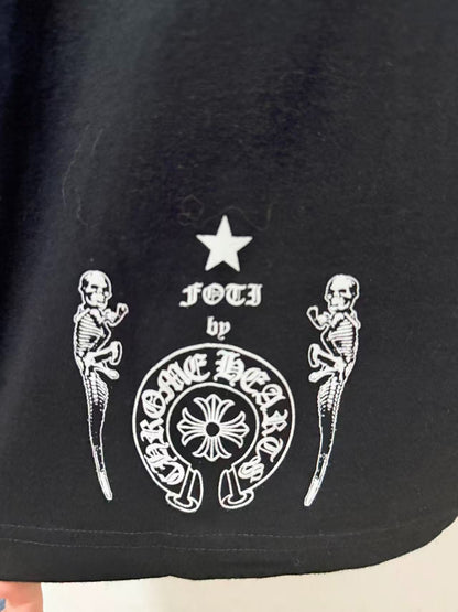 Chrome Hearts Foti Skull Horseshoe Print Tee
