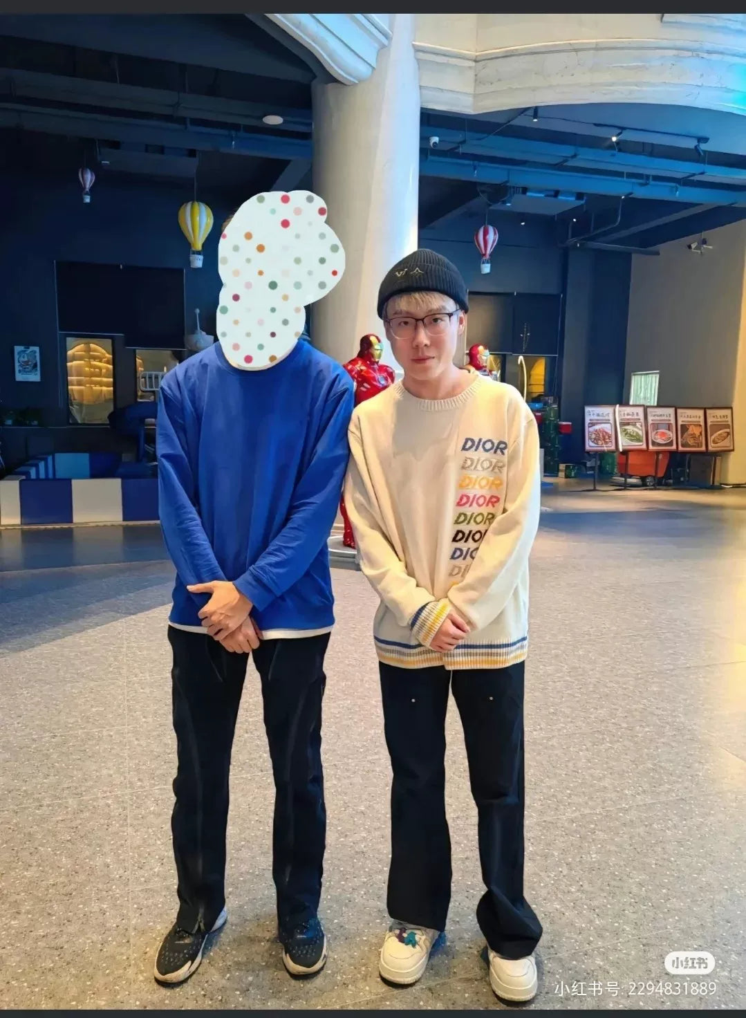 Dior Rainbow Logo Sweater