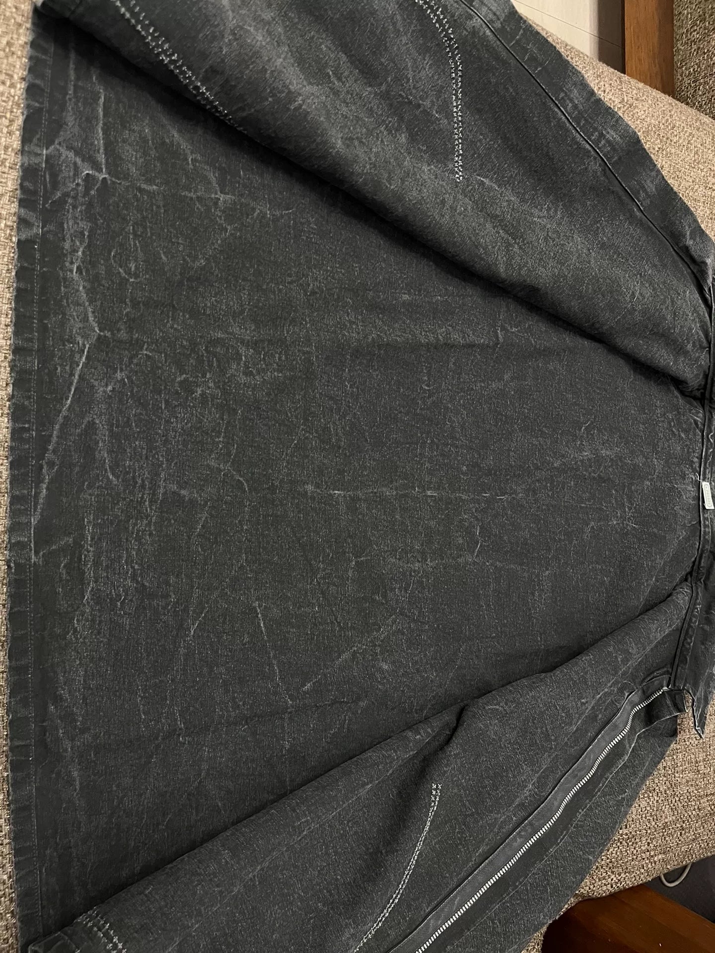A.presse 25ss Black Washed Safari Jacket