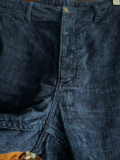 visvim 2017 plant-dyed corduroy shorts