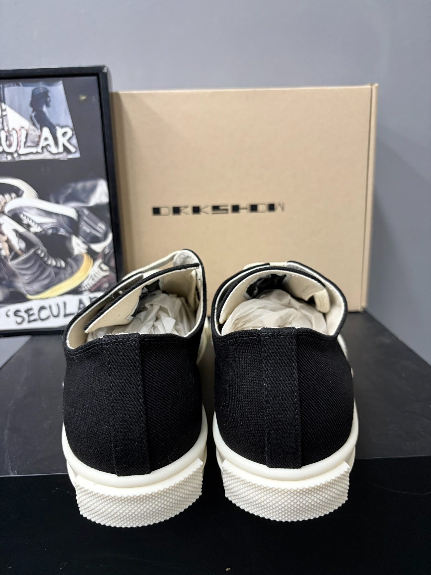 Rick Owens DRKSHDW TEMPLE Canvas Shoes