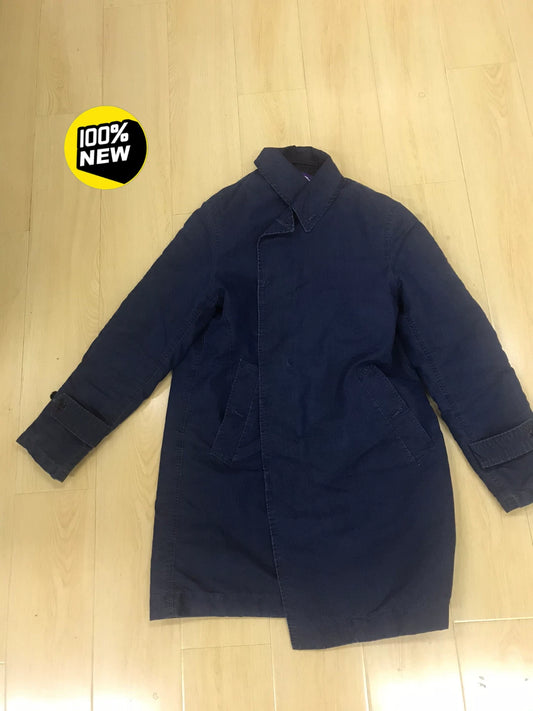 Purple Mid-Length Windbreaker Coat