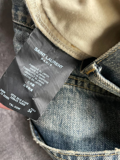 Saint Laurent Distressed Jeans