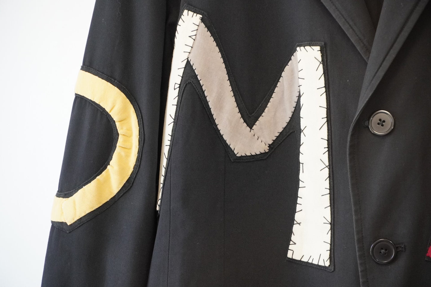 Yohji Yamamoto Letter Patch Jacket