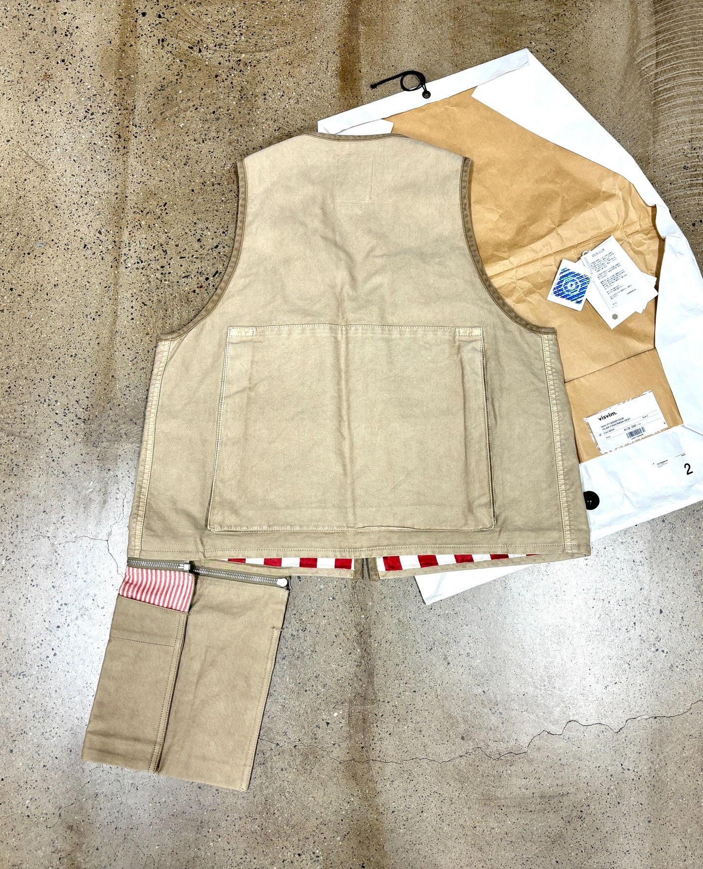 VISVIM 19AW PILAR FISHERMAN VEST