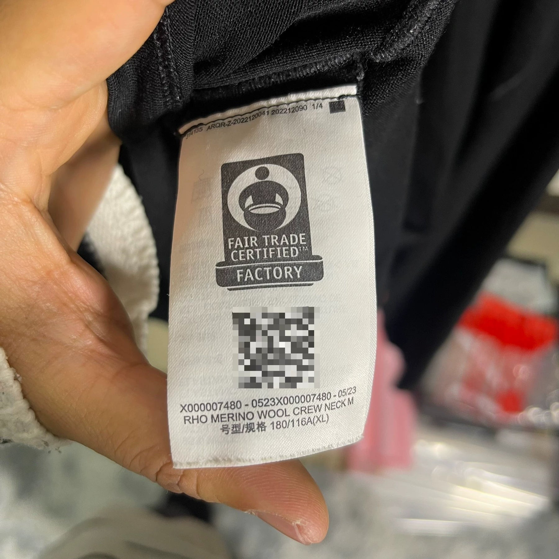 Arcteryx RHO Merino Wool Long Sleeve