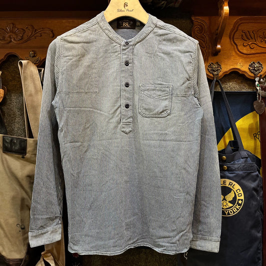 RRL Vintage Stripe Henley Shirt