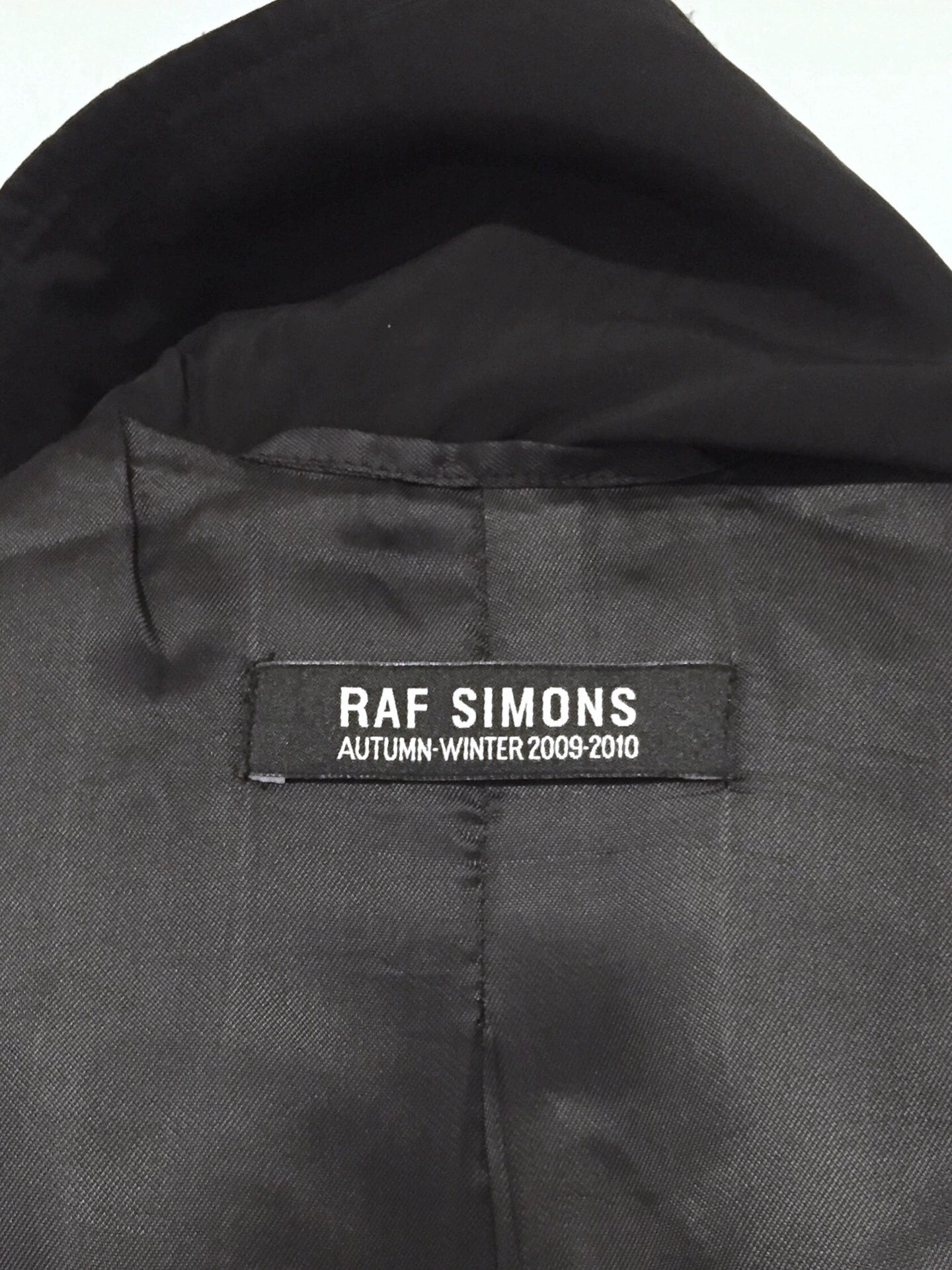 Raf Simons Archive Black Short Jacket
