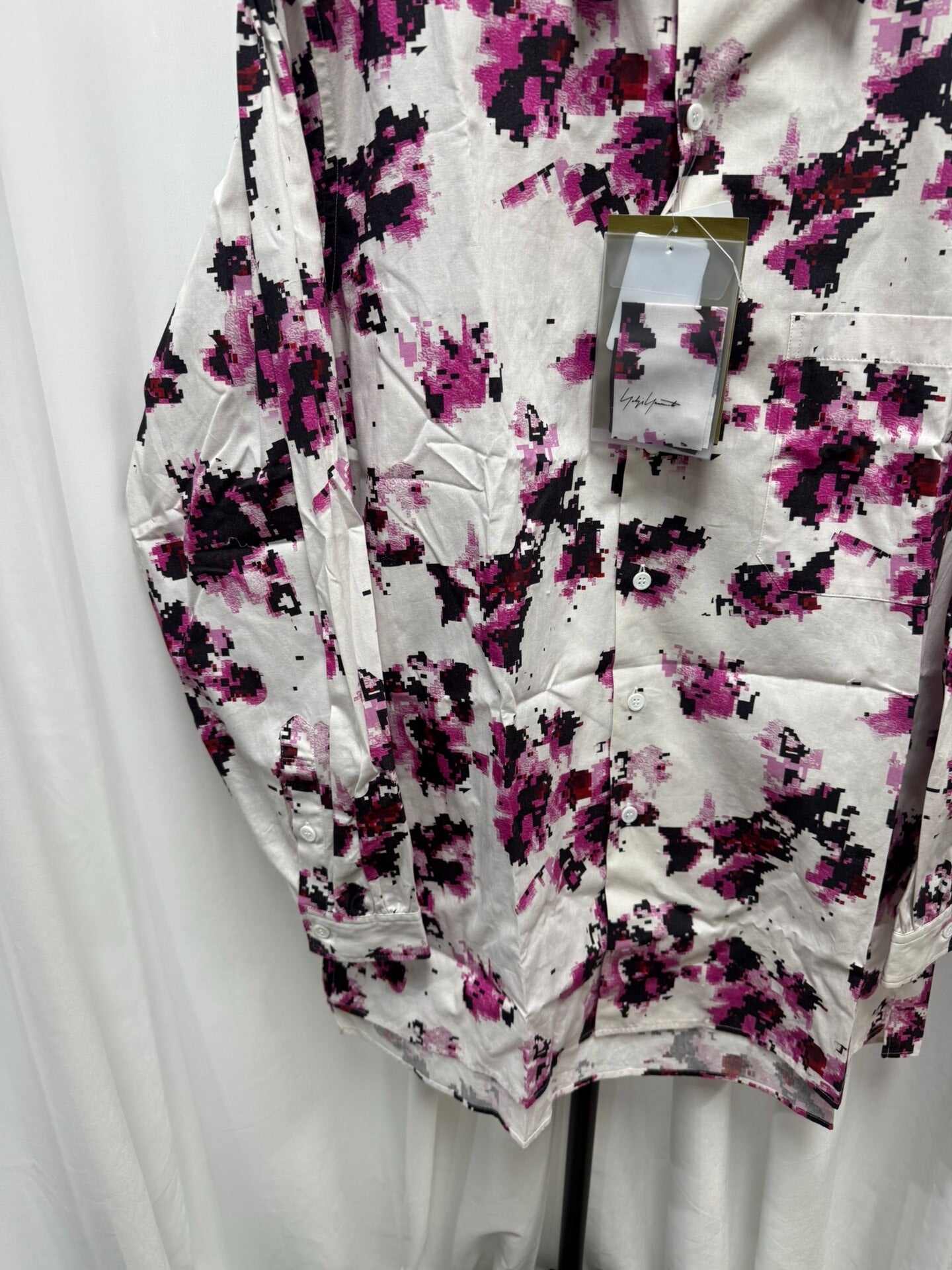 Yohji Yamamoto Mosaic Pattern Shirt