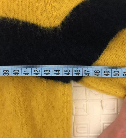 jack spade navy yellow striped sweater