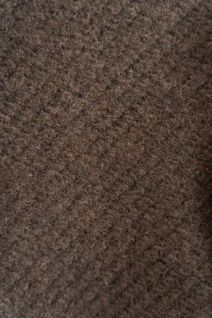 yohji yamamoto black wool knit jacket