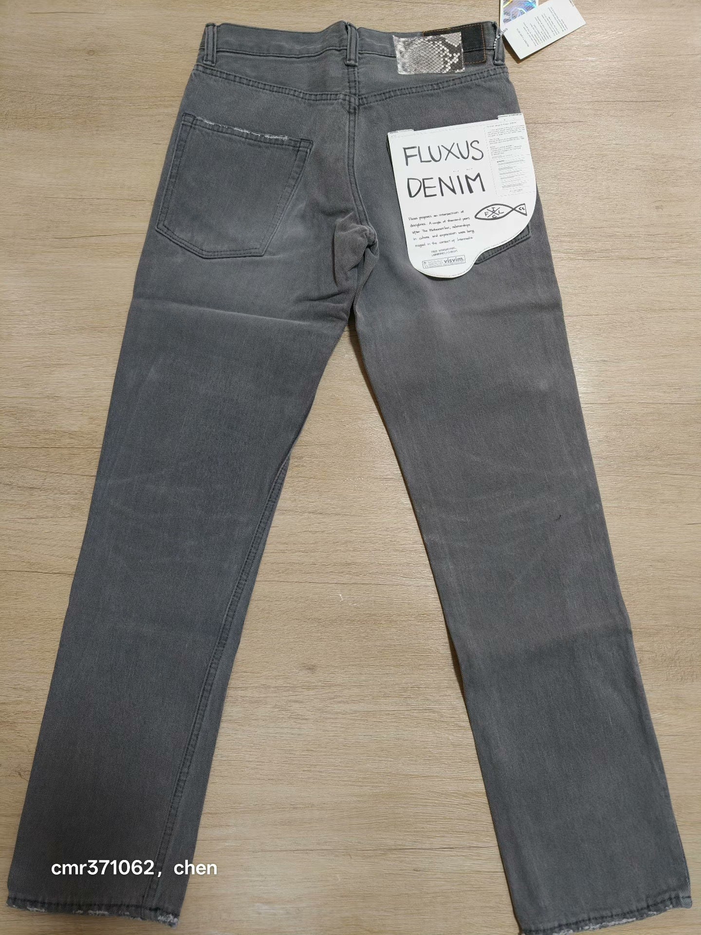 visvim fluxus 03 dmgd d1 black jeans