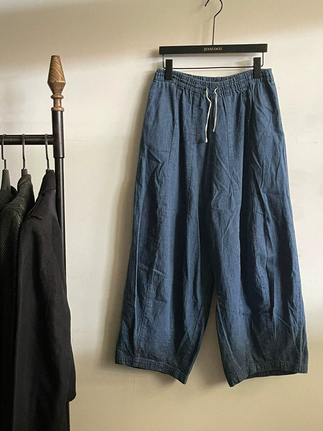 Needles Cotton Lantern Pants in Blue