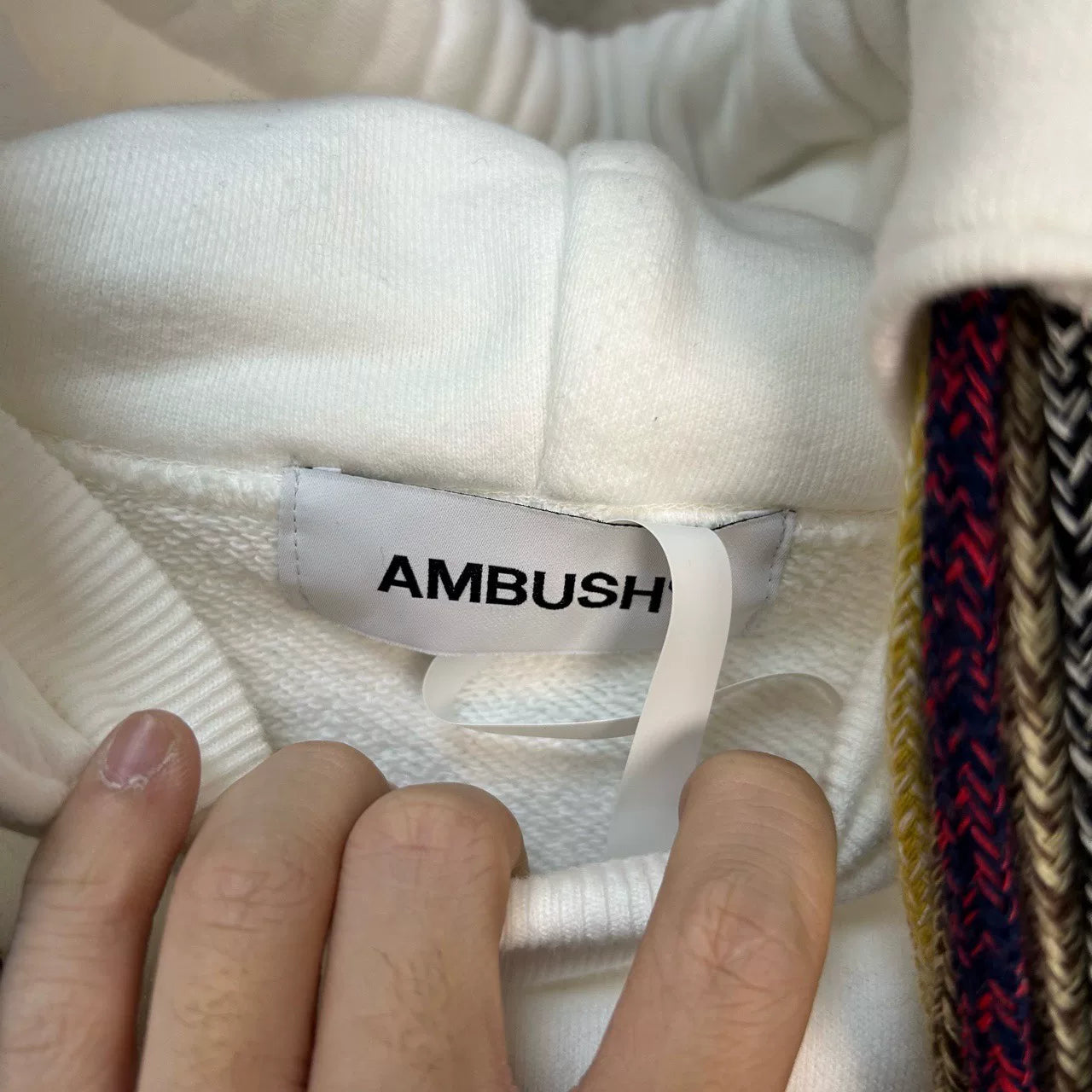 classic hoodie with unique braided design