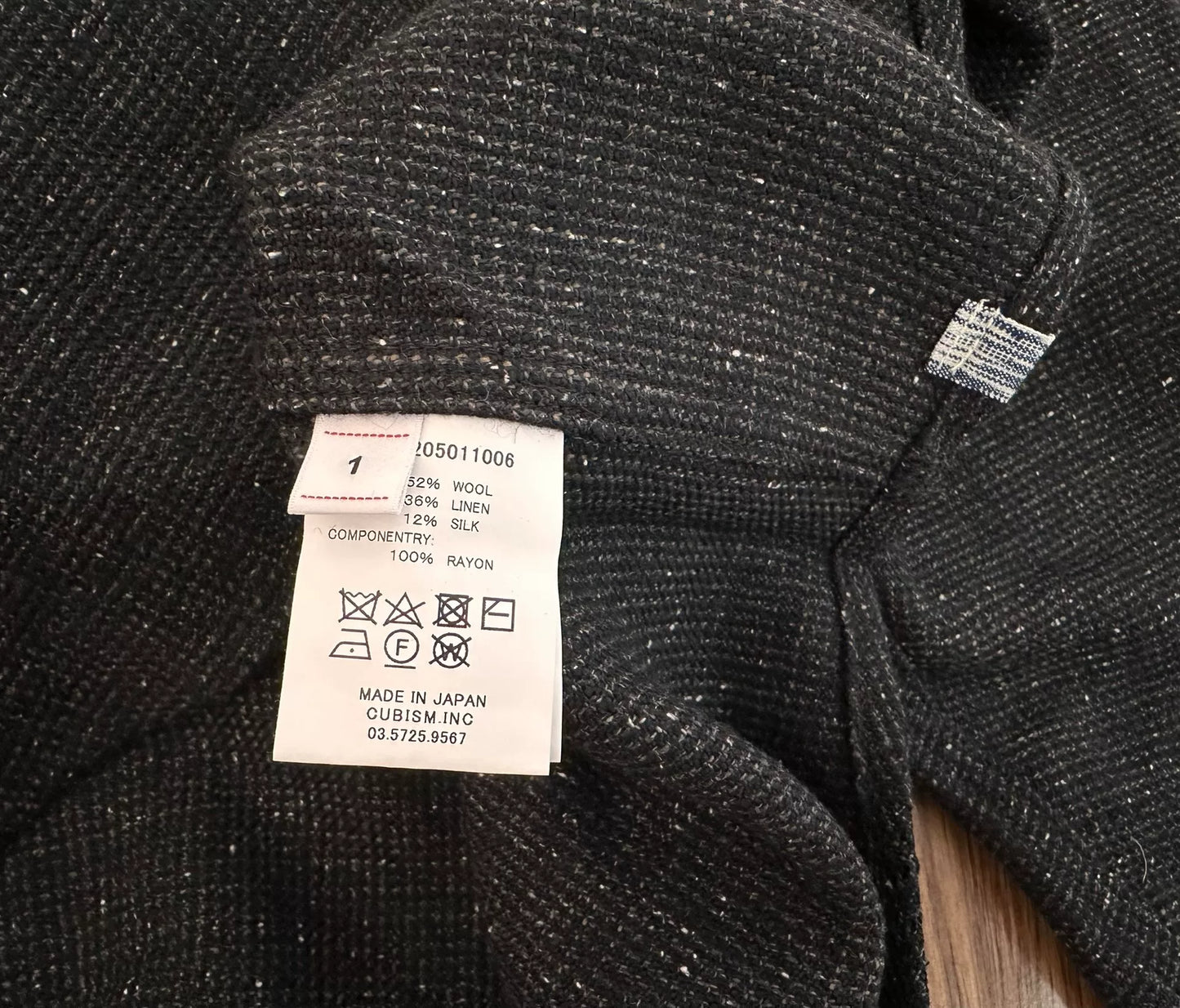 visvim lumber long sleeve tweed shirt