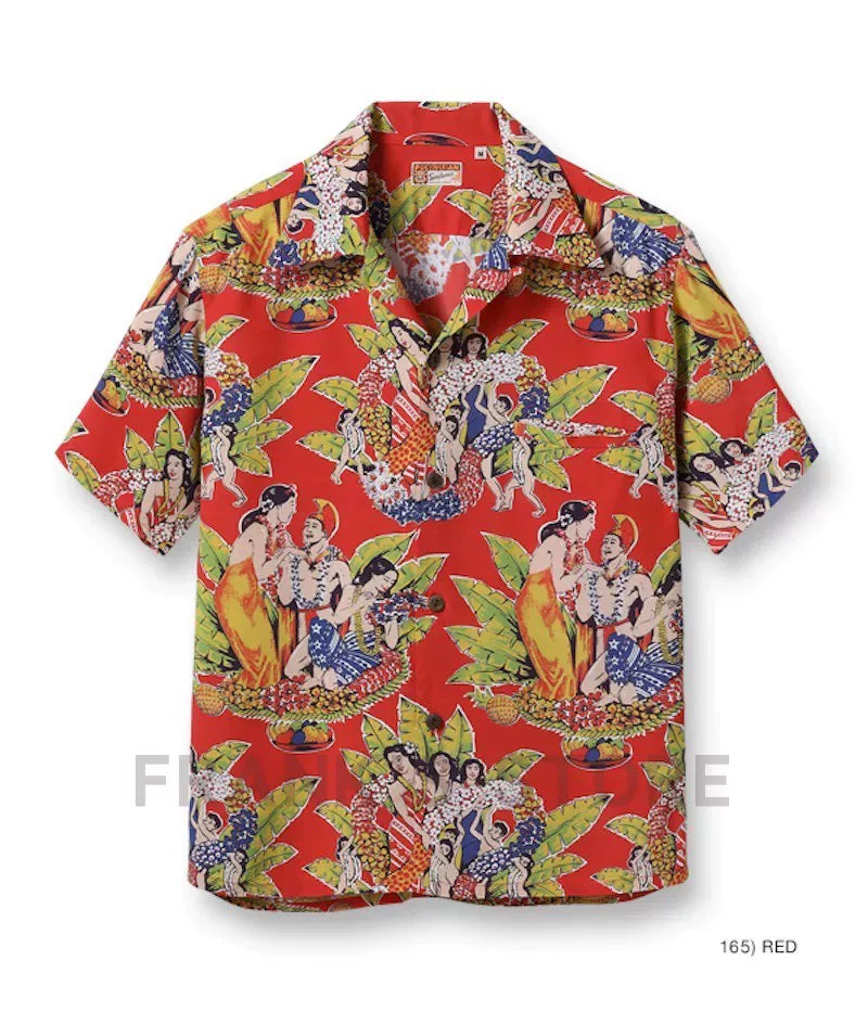 SUN SURF Celebration Hawaiian Rayon Shirt