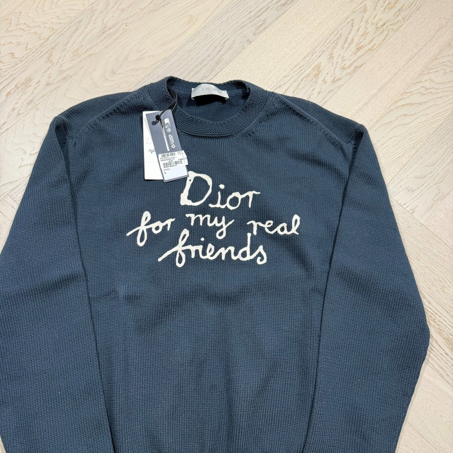 Dior SS25 Embroidered Long Sleeve Sweater