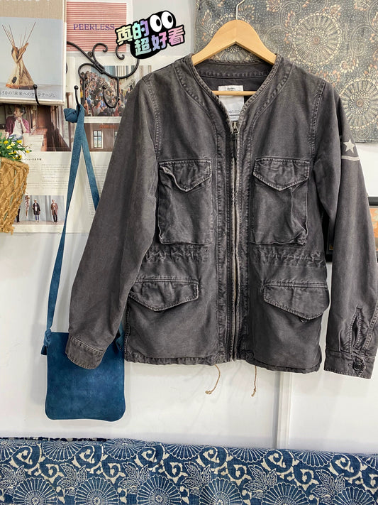 visvim RESERVES IRIS M65 JKT Black Jacket