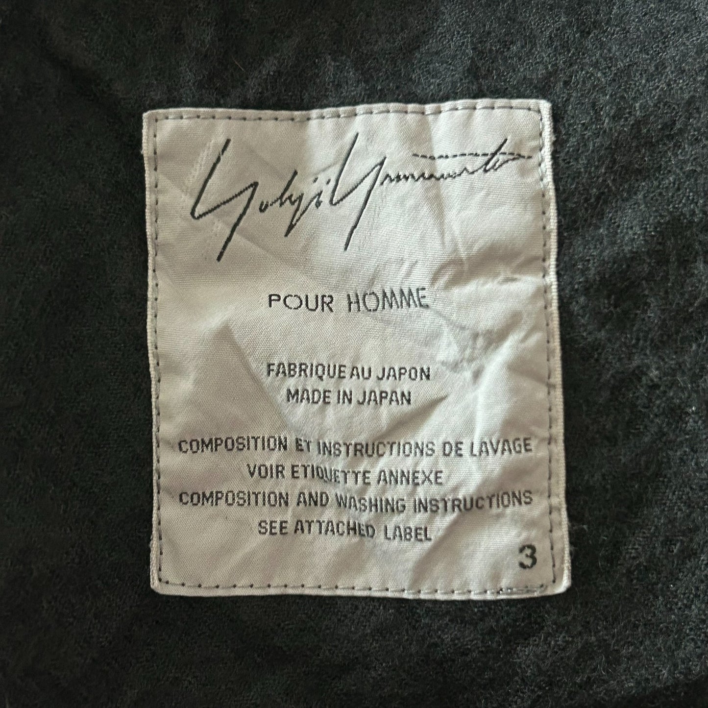 Yohji Yamamoto Two-Sided Coat with Floral Print