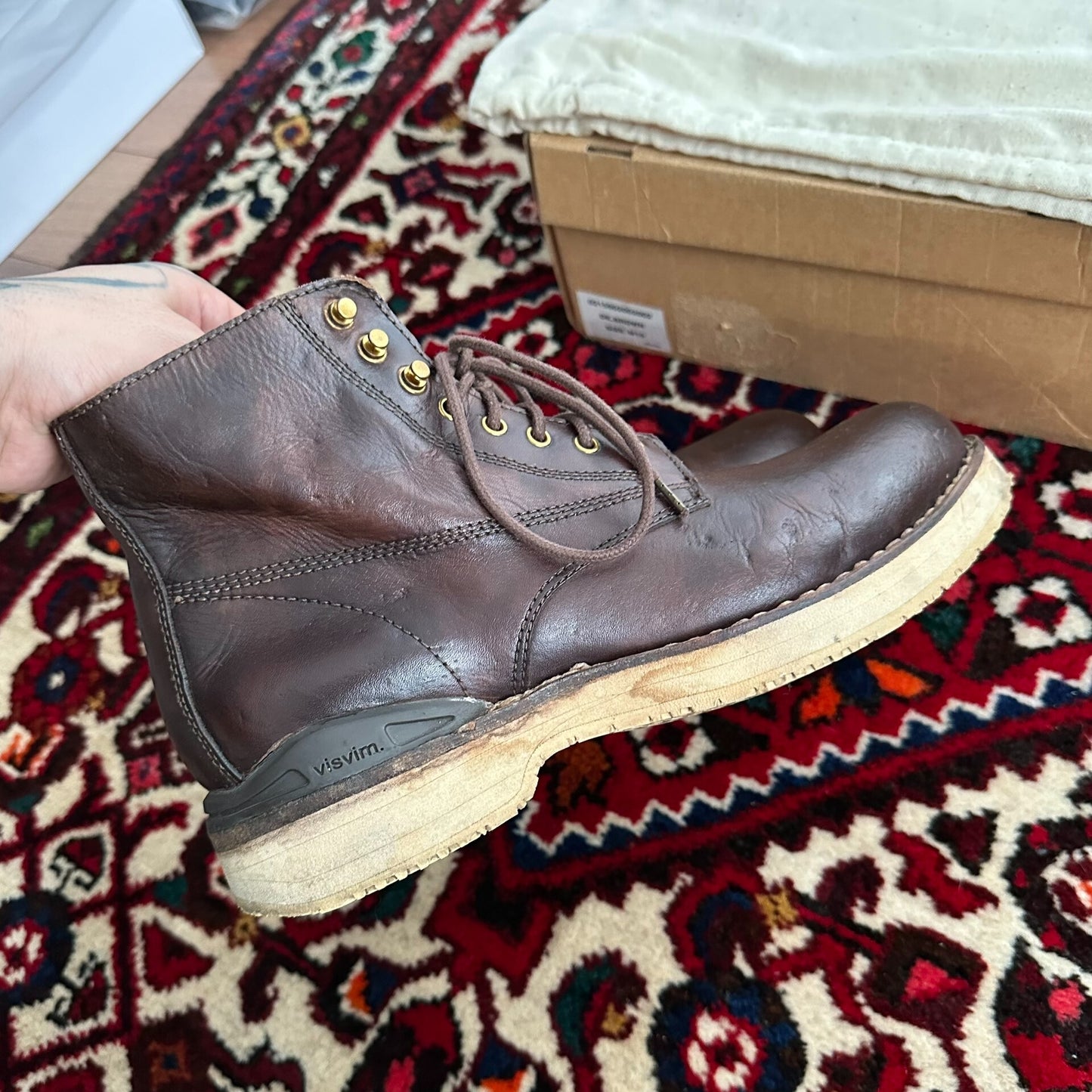 Visvim 15AW ICT VIRGIL Boots Size 10