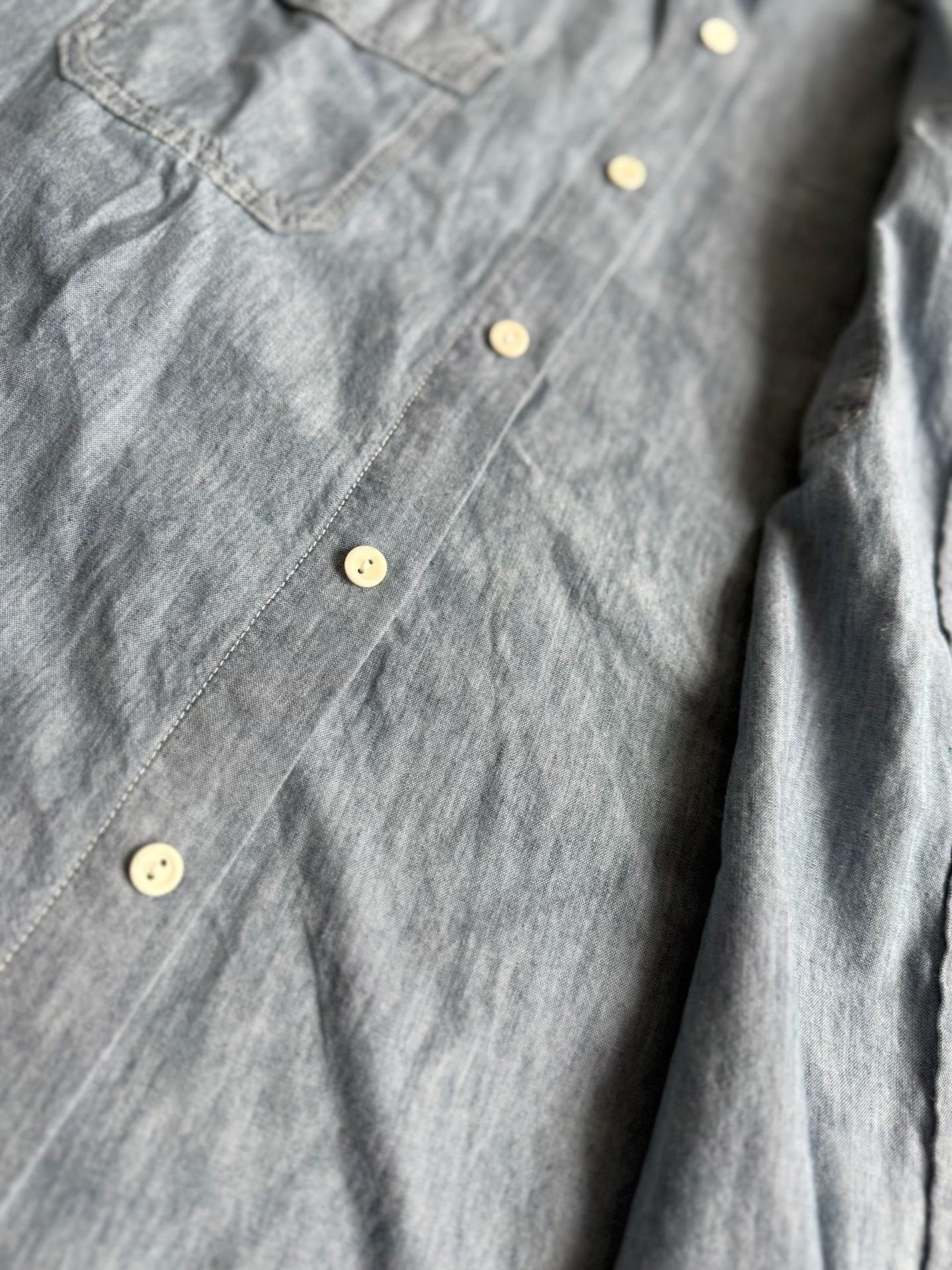 VISVIM 22SS Cut Off Chambray Meguro Limited