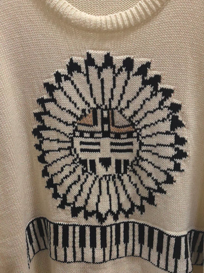Kapital Beige Knitted Sweater Made in Japan