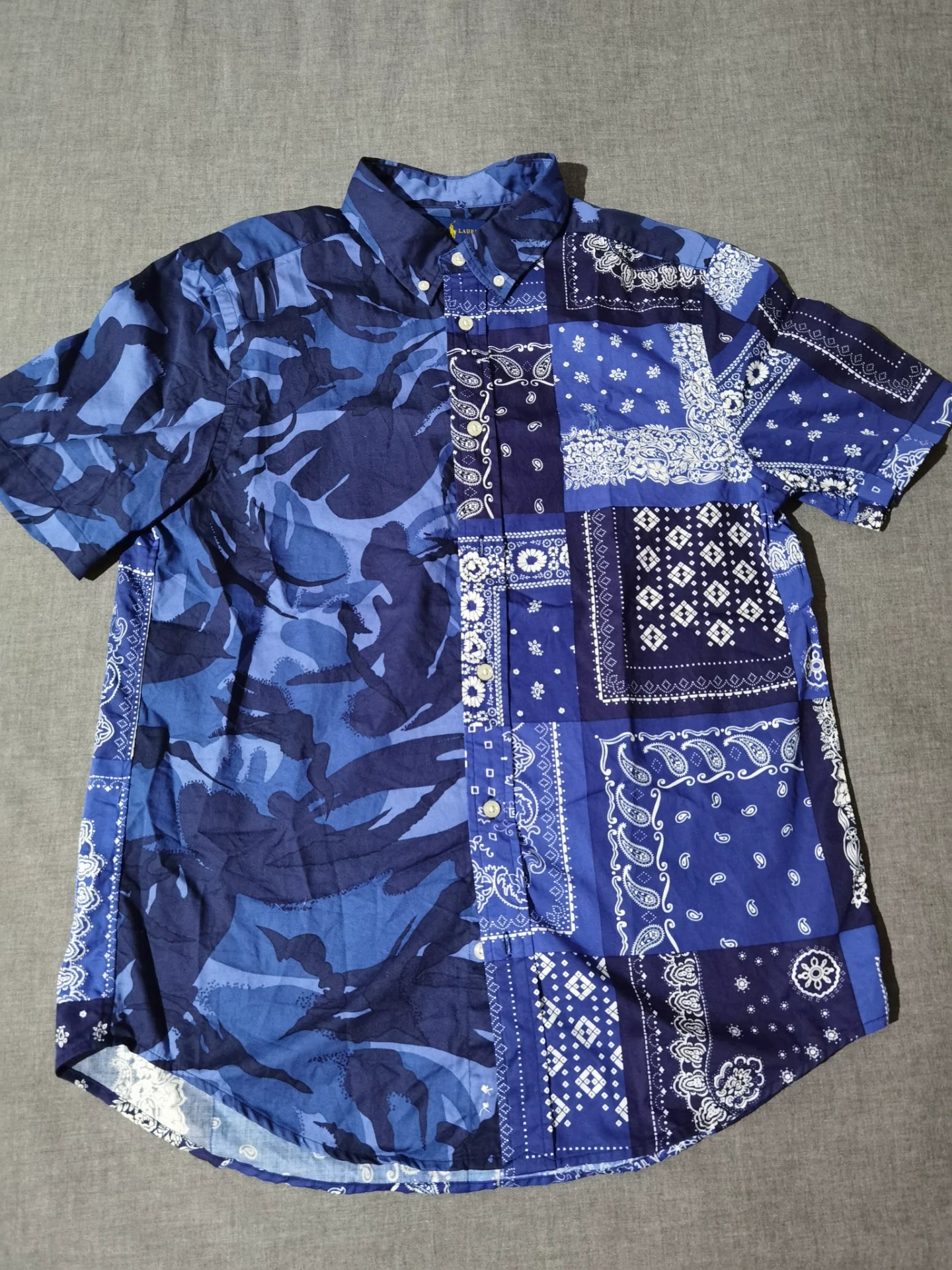RRL Ralph Lauren Bandana Patchwork Shirt